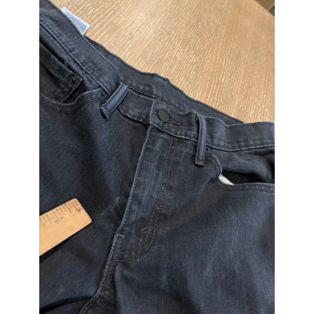 Levi's 511 Men's Slim Fit Jeans 32x32 Black Faded Wash Stretch Denim Pants